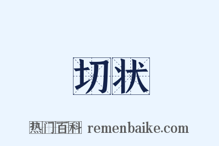 切状是什么意思的图片